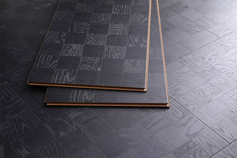 Black Oak Square Laminate Flooring