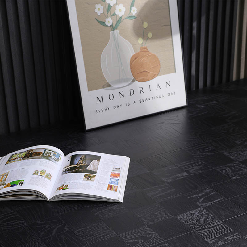 Black Oak Square Laminate Flooring